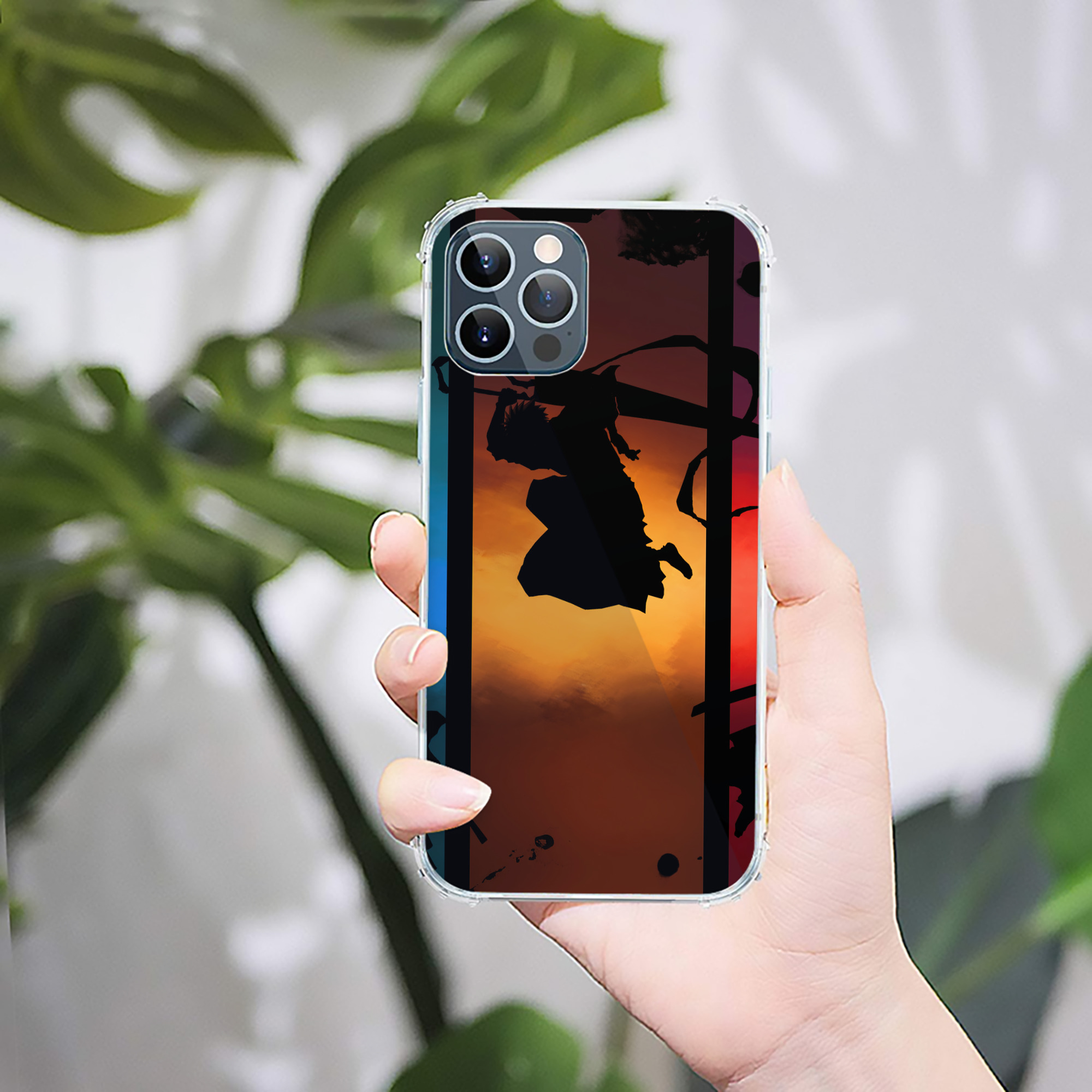（画像用） ブリーチ BLEACH 【iPhone 12シリーズ対応】透明スマホケース（クリアソフトケース）